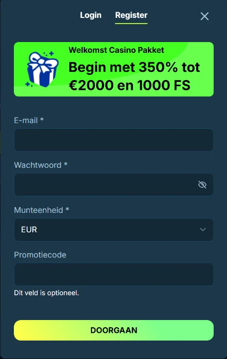 Lolo Casino Account aanmaken